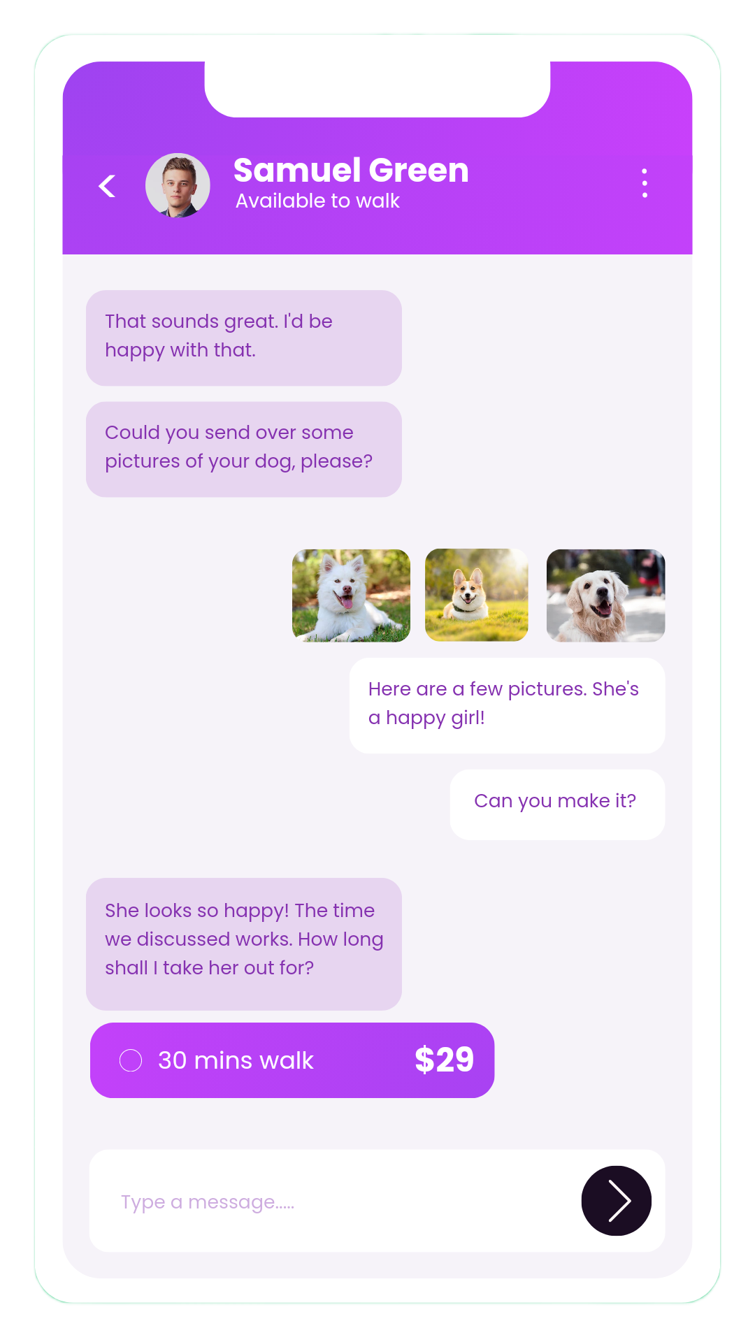 Dog Walker App